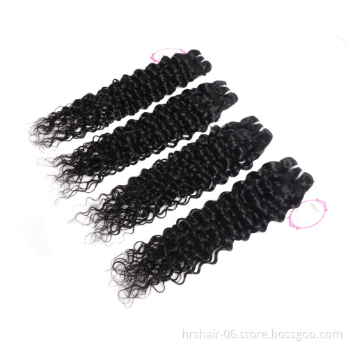 year-end wholesale promotion hair products cuticle aligned Peruvian human hair natural color water wave 9A bundles